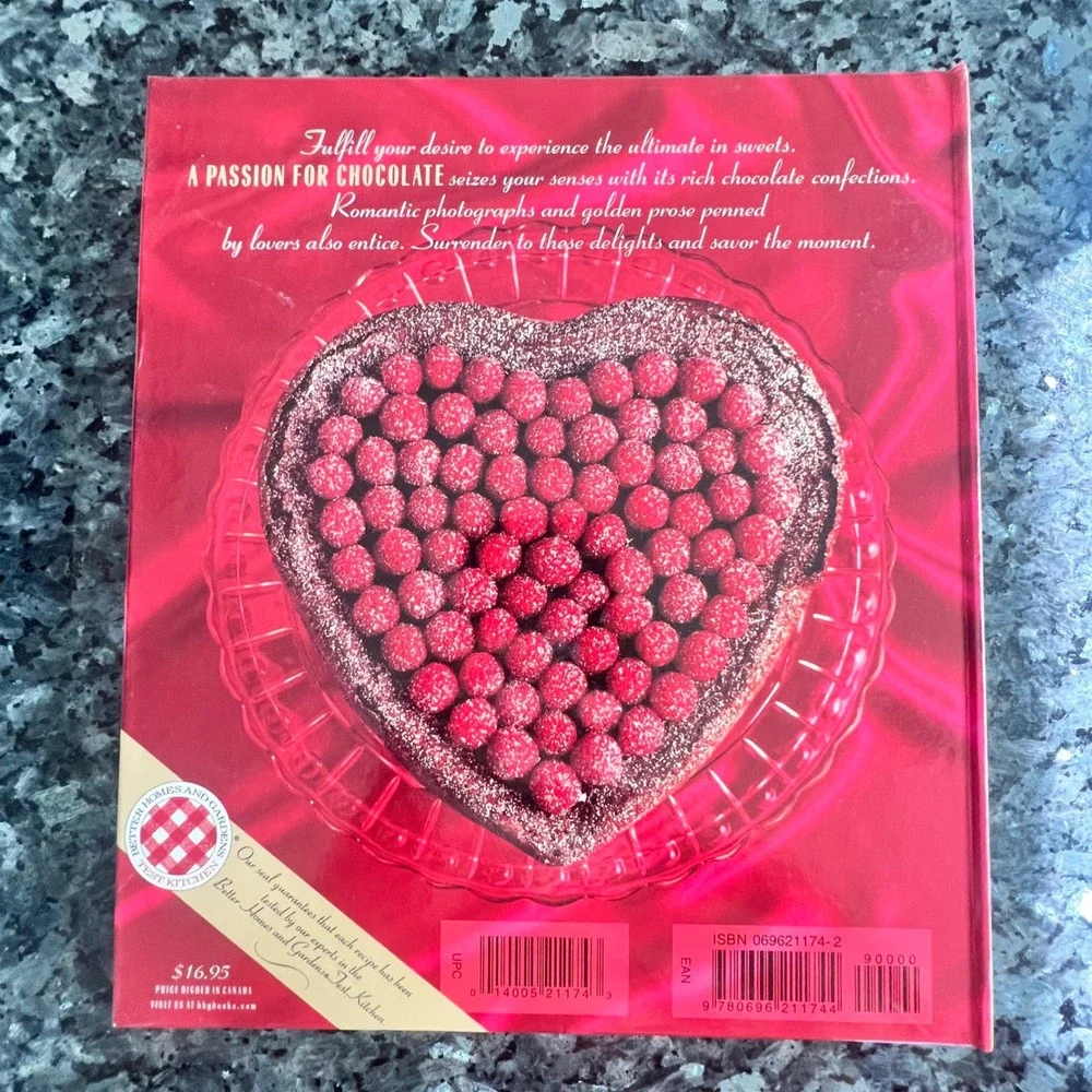 Better Homes and Gardens Chocolate Cookbook Bundle /Passion for Chocolate 2 Book